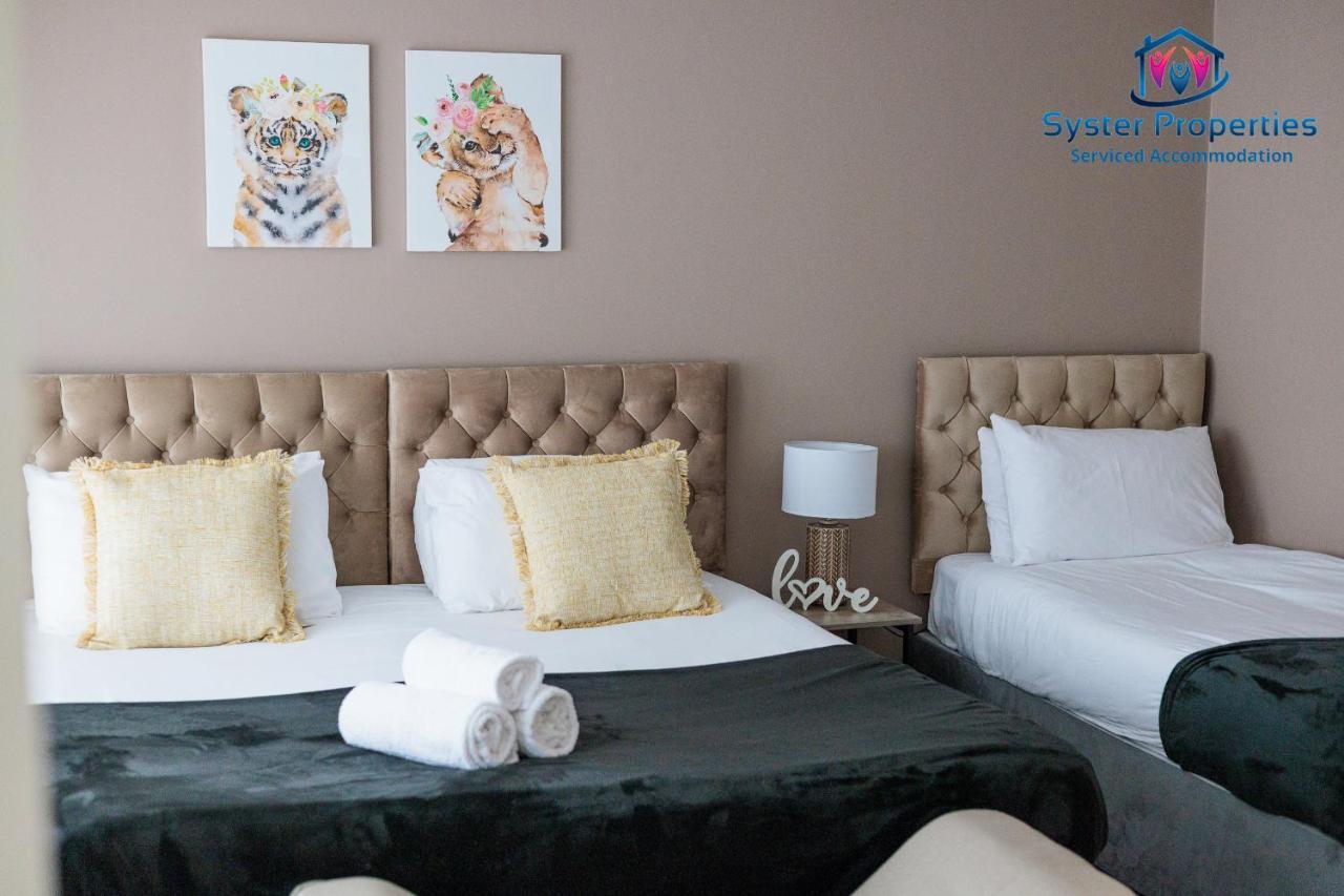 Syster Properties Serviced Accommodation Leicester 5 Bedroom House Glen View Buitenkant foto