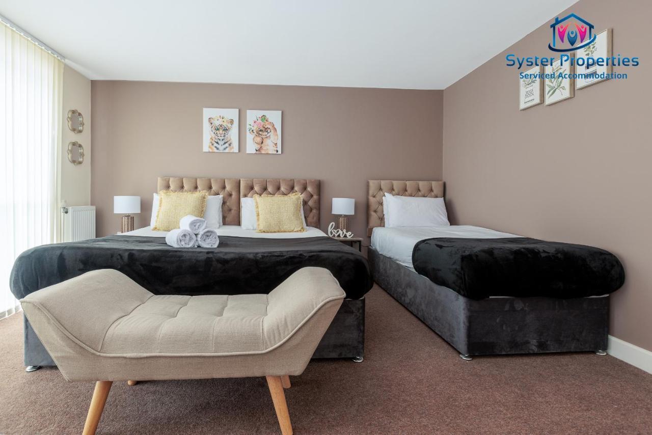 Syster Properties Serviced Accommodation Leicester 5 Bedroom House Glen View Buitenkant foto